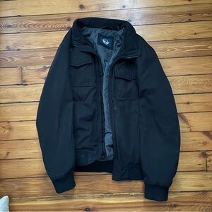 Dockers Black Bomber Jacket